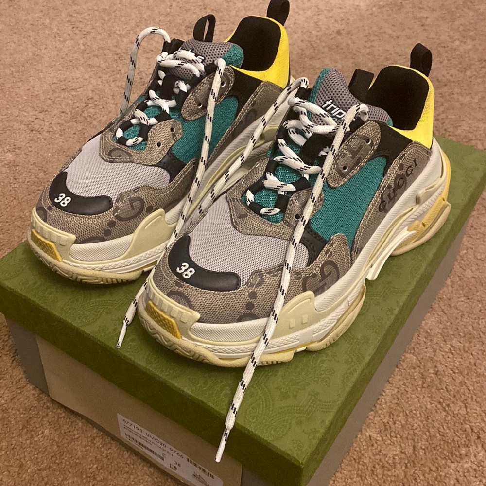 Gucci x balenciaga Triple S sneakers size 38